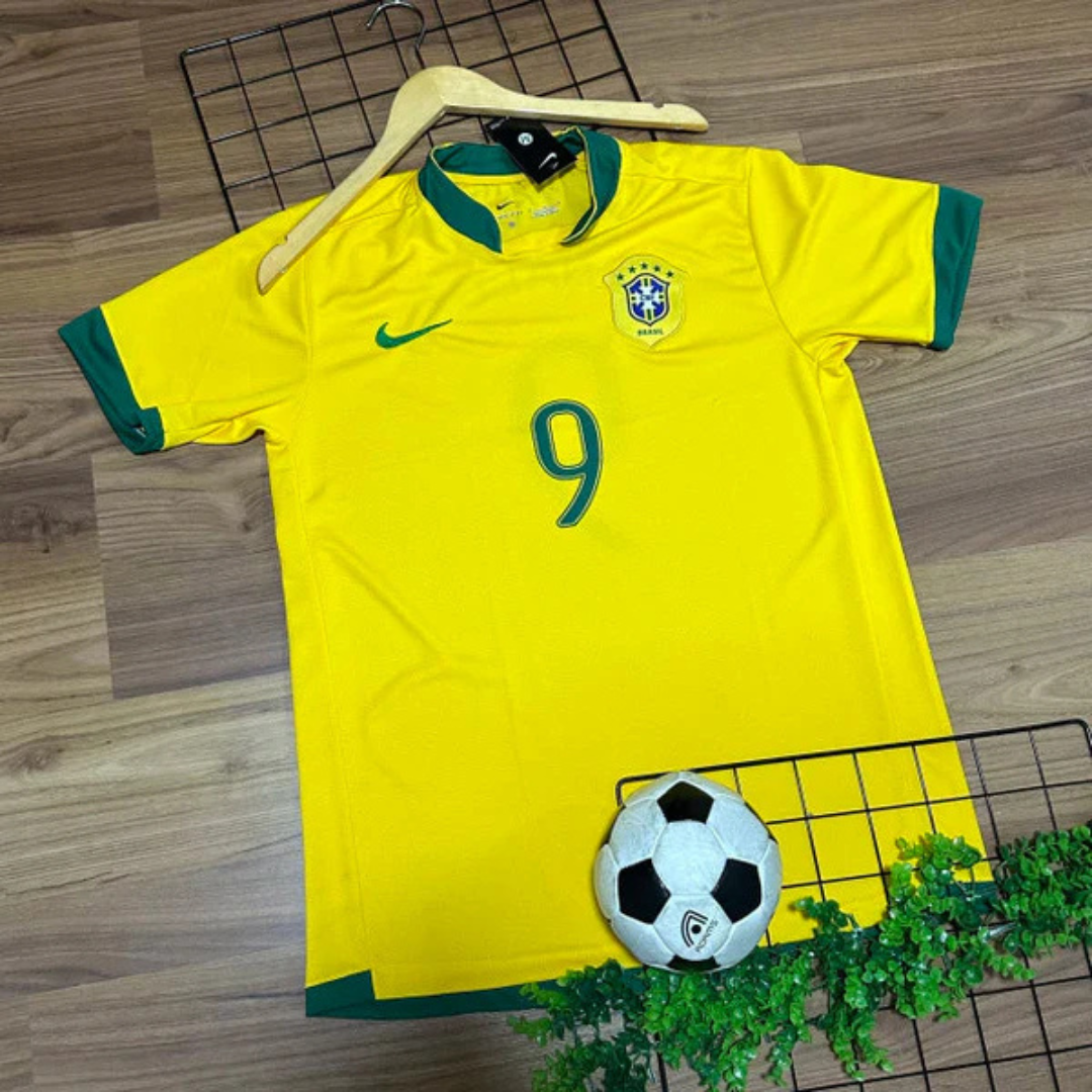Camisa Seleção Brasileira Ronaldo 9 - 2006 Retrô