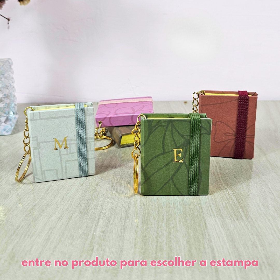 Chaveiro Post it - Coleção Audaciosa - Escolha a estampa