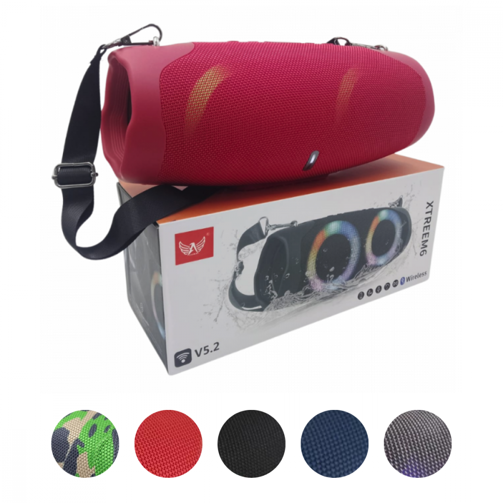 Caixa de Som Bluetooth Portátil 10W LED XTREEM66