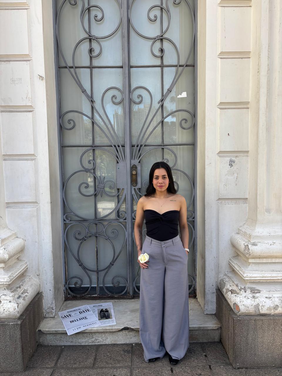 CALÇA BELLE - CINZA