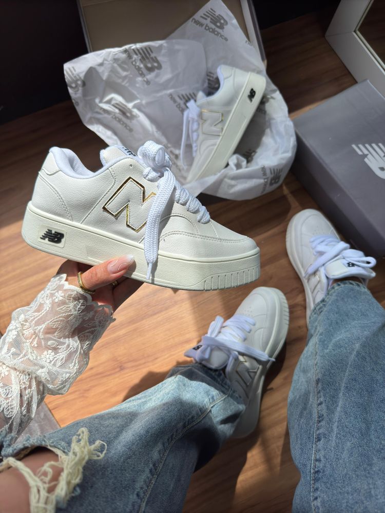 New balance CT303 Branco/ouro