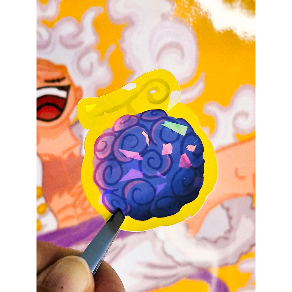 Adesivos Luffy-Gomu gomu no mi