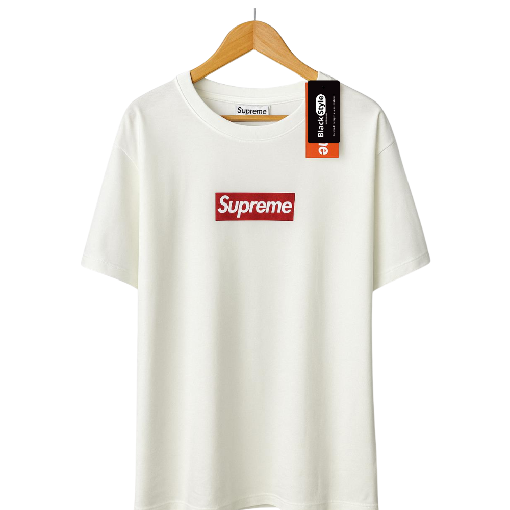 Blusa Supreme oversized branca