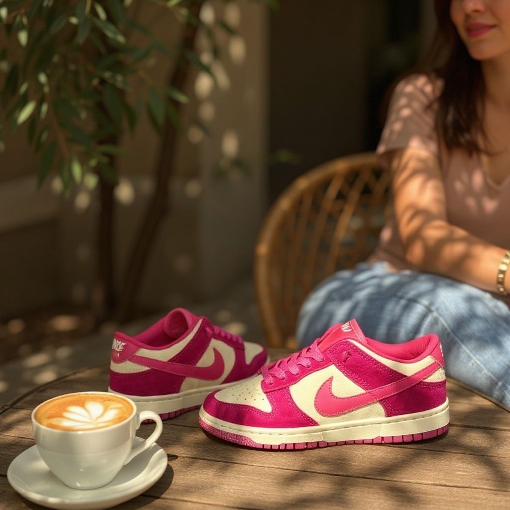 Nike SB Dunk Low Pro Camurça Pink