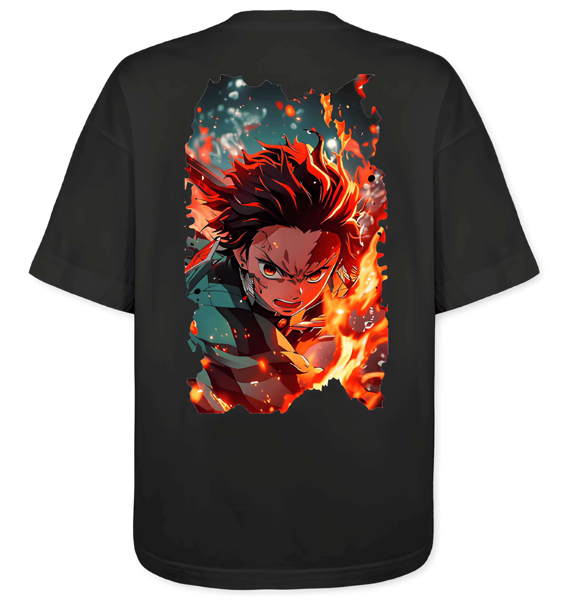 Camisa Demon Slayer - Camiseta Super Oversized.