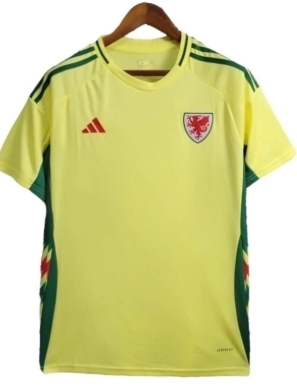 Camisa País de Gales II 24/25 - Torcedor Adidas Masculina - Amarela