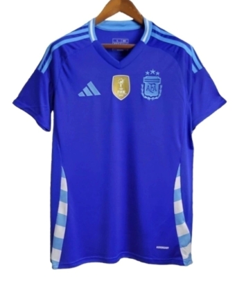 Camisa Seleção da Argentina II 24/25 - Torcedor Adidas Masculina - Azul com detalhes em branco