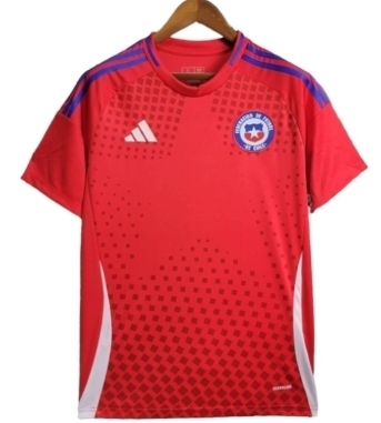 Camisa Seleção do Chile I 24/25 - Torcedor Adidas Masculina - Vermelha
