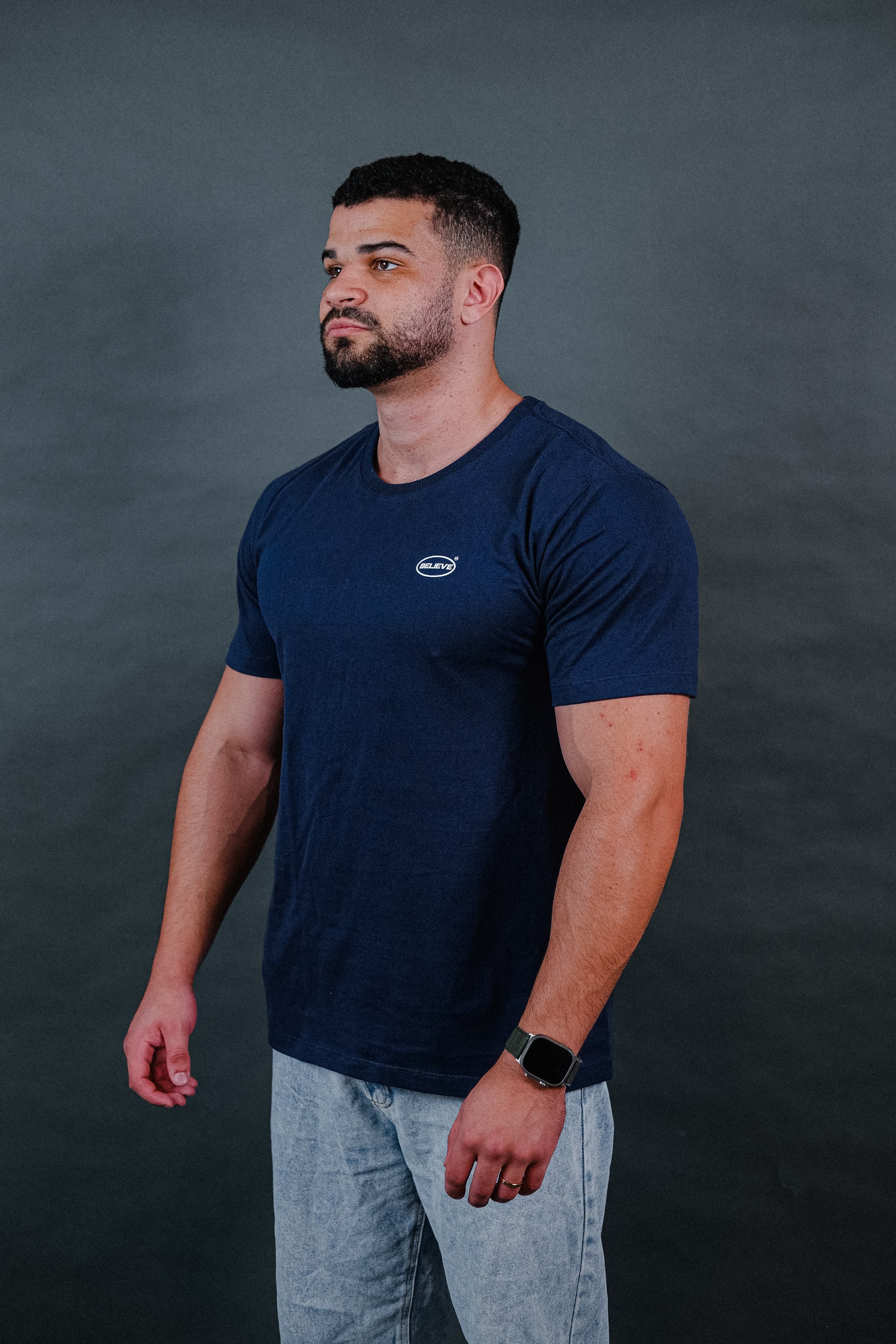 CAMISA BÁSICA THUG AZUL MARINHO