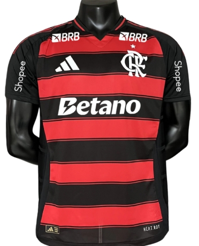 Camisa Flamengo I Jogador 25/26 Masculina - Todos os Patrocínios