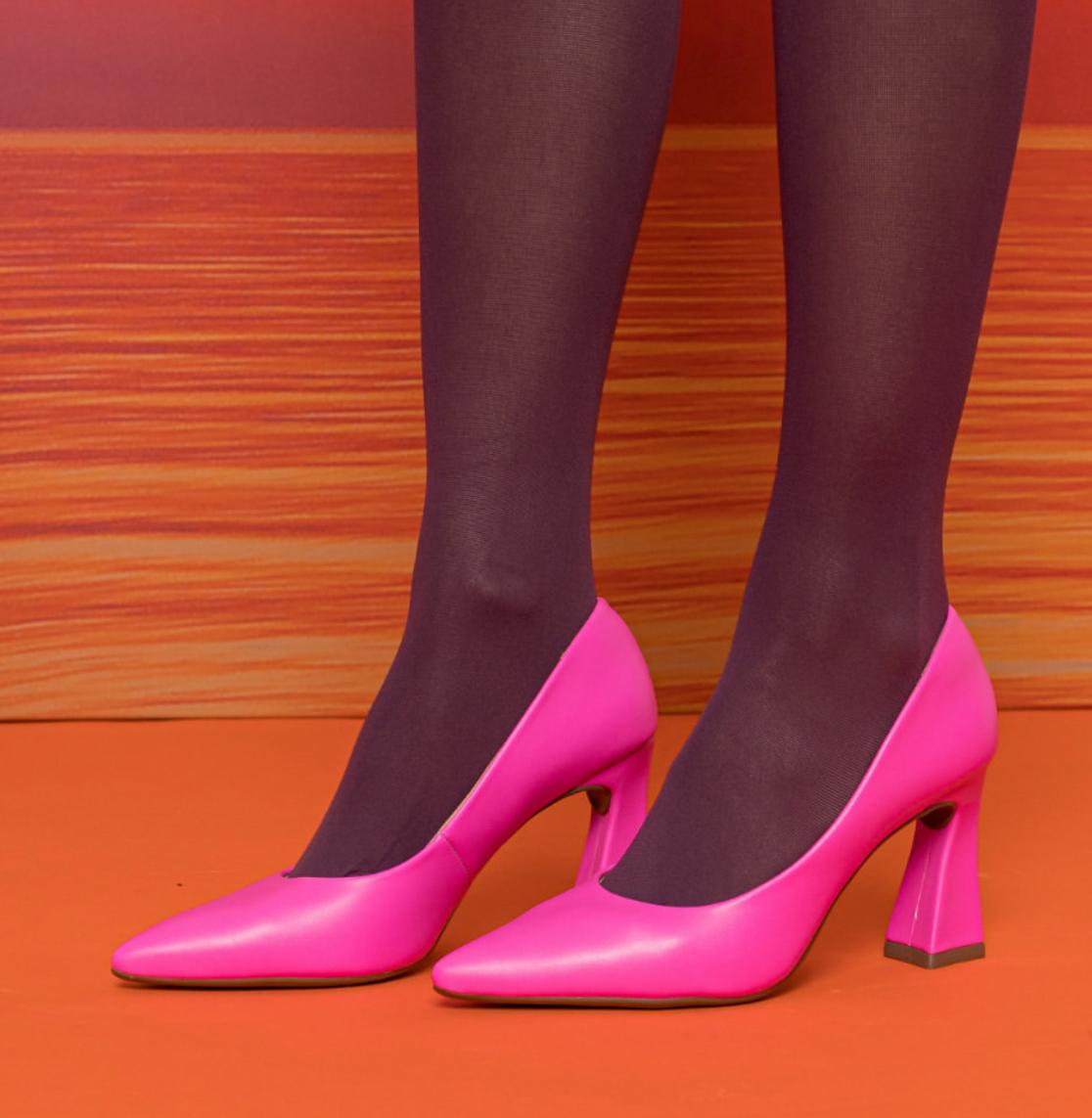 Scarpin Casual Salto Flare