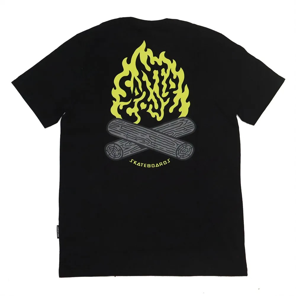 Camiseta Santa Cruz Campfire - Preto