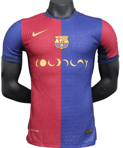 Camisa Barcelona I 24/25 - Edição especial Jogador Nike Masculina - Azul e vermelha