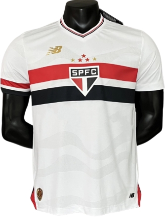 Camisa São Paulo 25/26 - Jogador New Balance Masculina - Branca