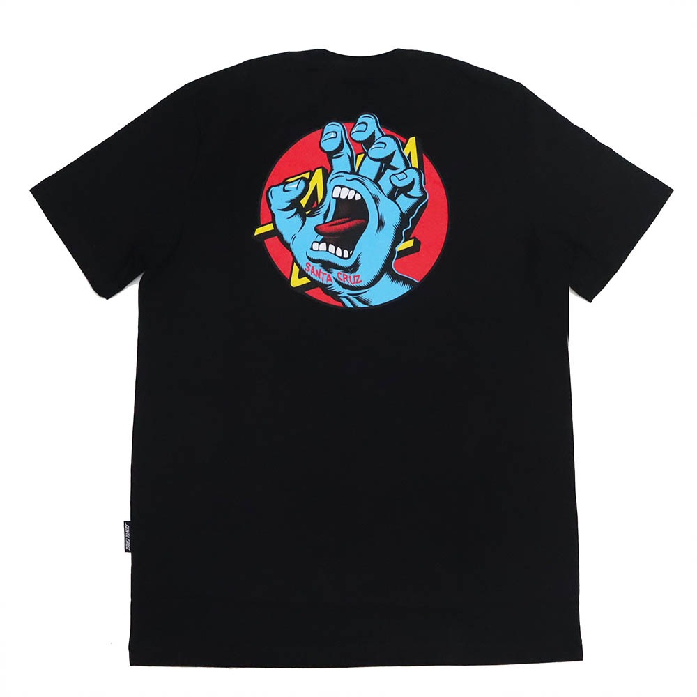 Camiseta Santa Cruz Hand Dot - Preto