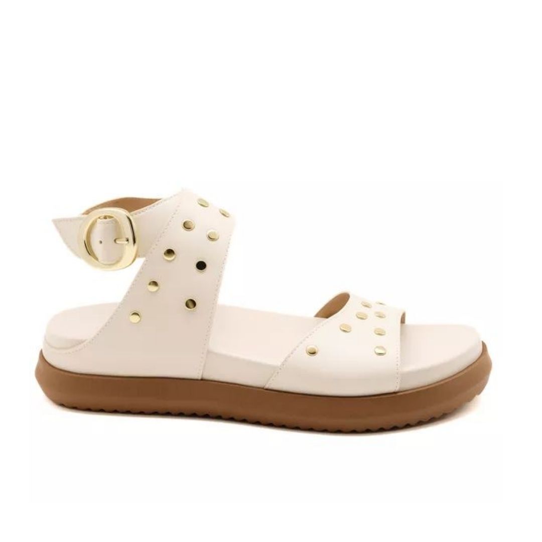 PAPETE FEMININA FLATFORM CONFORTÁVEL 004 - OFF WHITE