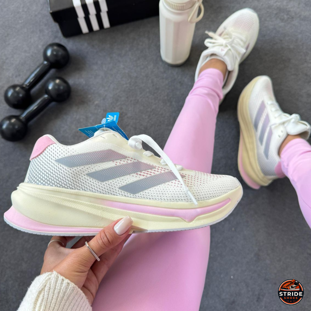 Adidas Supernova Rise Running   Branco/Rosa