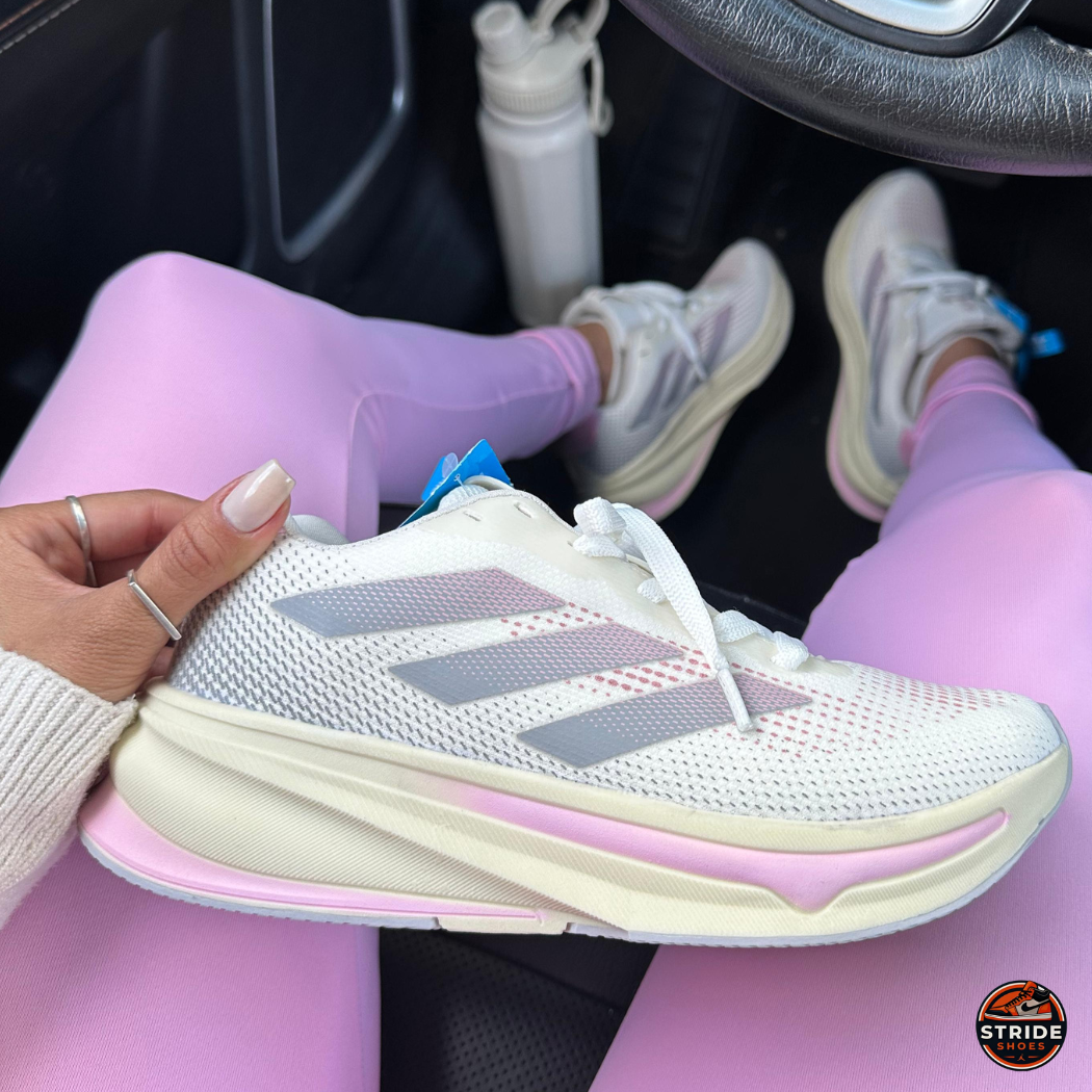 Adidas Supernova Rise Running   Branco/Rosa