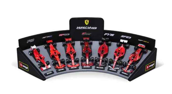 Set 7 pçs F1 Ferrari Burago 1/43 - Bburago