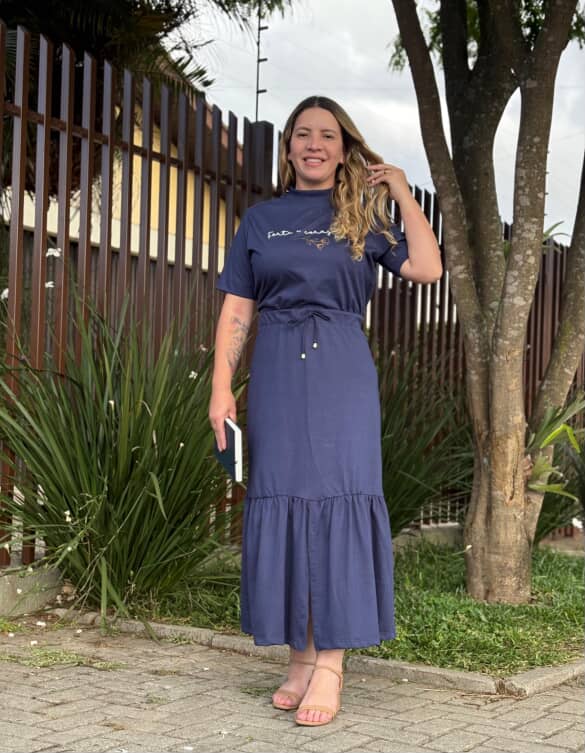 Conjunto Forte e Corajosa - Marinho