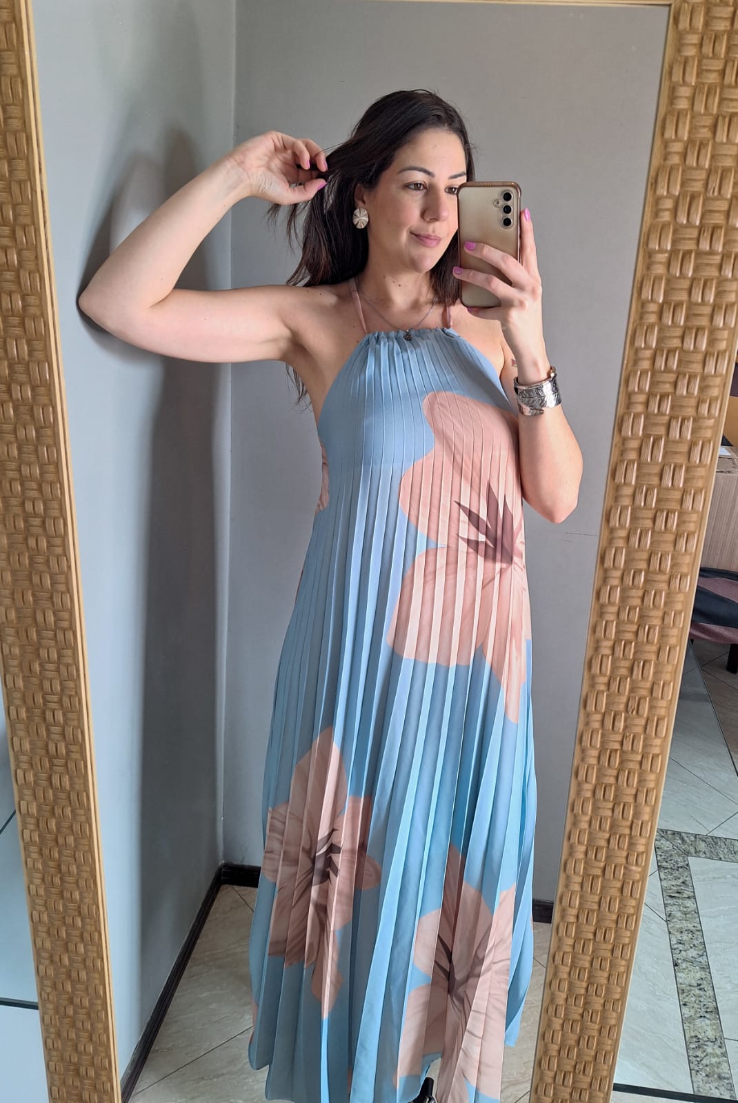 Vestido Celeste