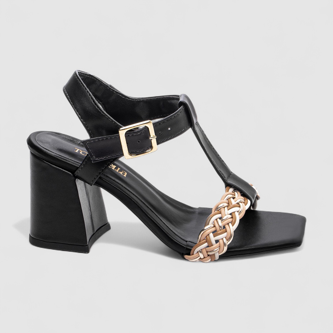 Sandália Trança Multicolorida