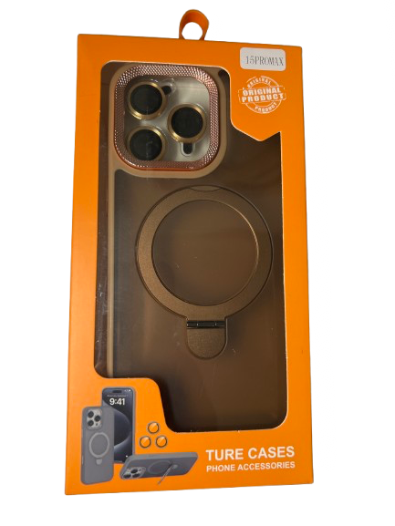 Capinha Capa P/ iPhone 15 Pro Max Magsafe Suporte 360°