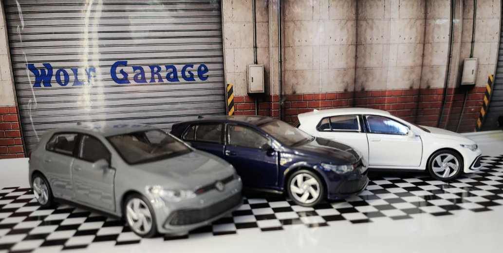 Golf Gti miniatura de ferro 1:36