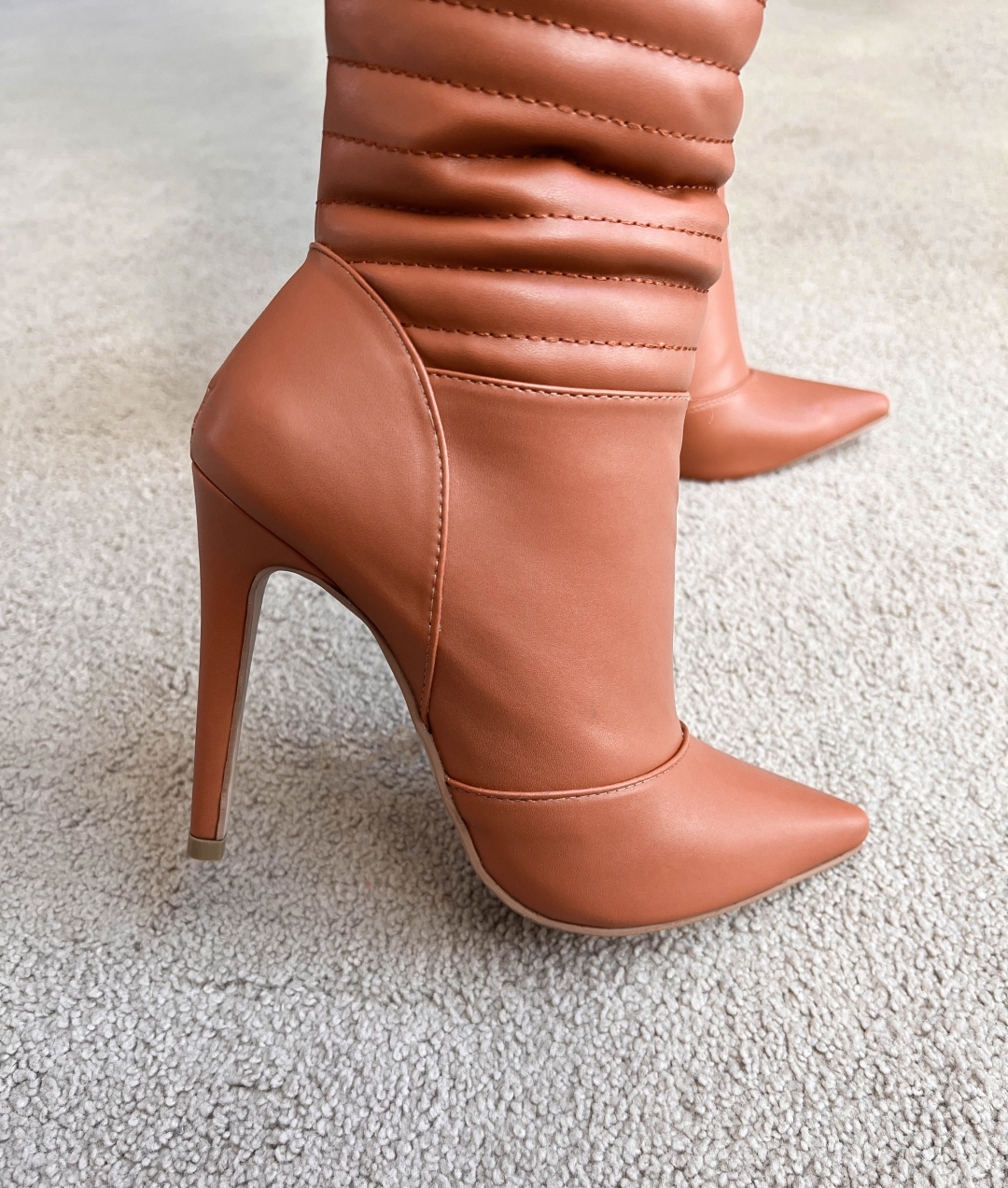 Bota de Cano Alto caramelo