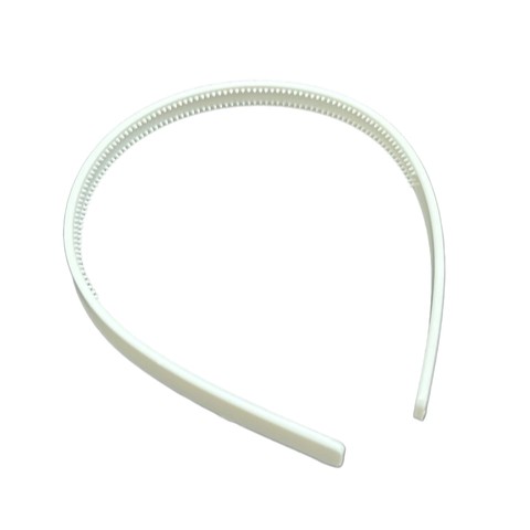 Tiara Importada com Dentinho Branca 0.8mm - 10 unidades