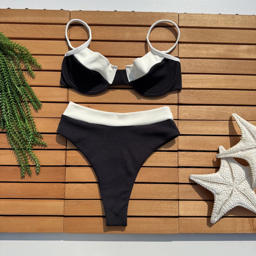 Biquíni Marina Preto c/ Off Hot Pants Copacabana