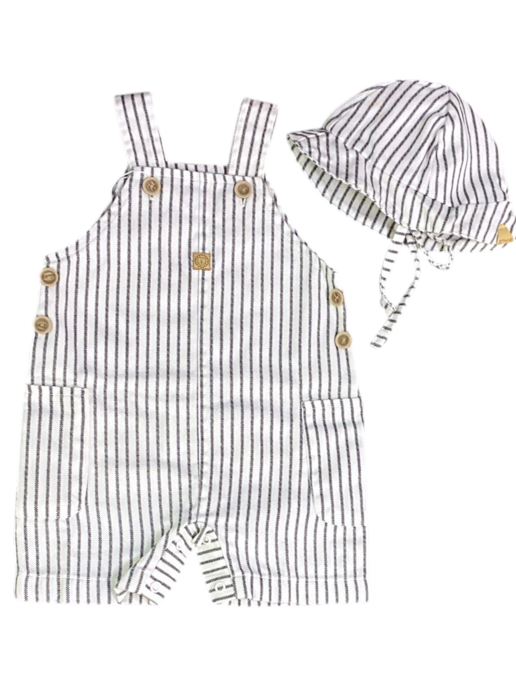 JARDINEIRA MARINE COM CHAPEU CREME - GROW UP