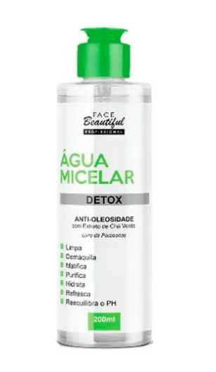 Água Micelar Detox 200ml Face Beautiful