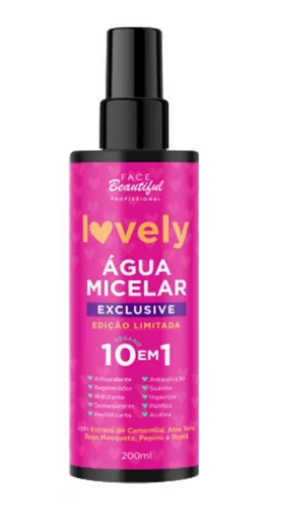 Lovely Água Micelar 200ml Face Beautiful