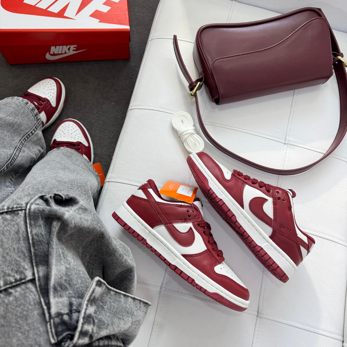 Nike Dunk Low Pro - Bordo