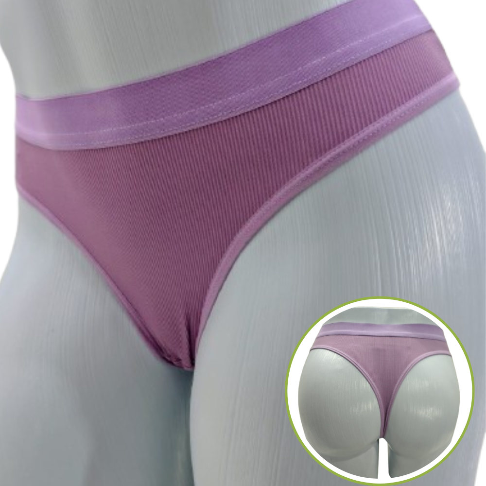 Calcinha Feminina Cós Alto com Elástico 100% Algodão Tamanho M   MosaleM