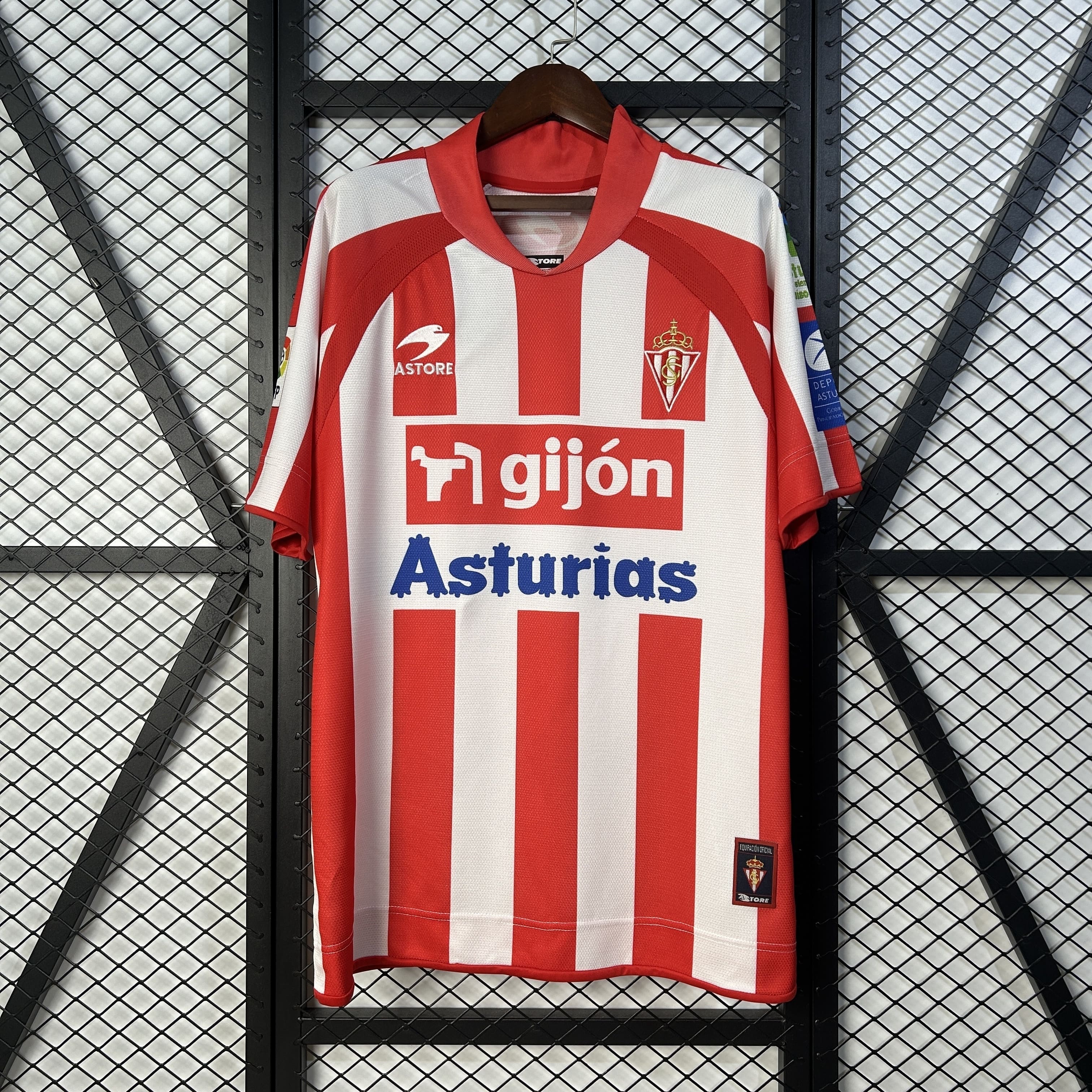 Camisa Sporting Gijon Retrô I 08/09