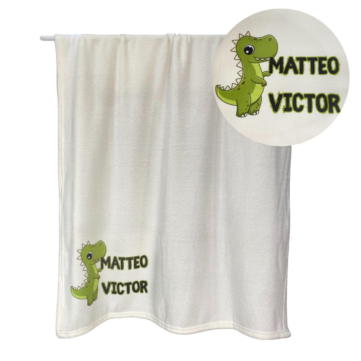 Manta Bebê Personalizada com Nome Macia Microfibra Antialérgico Mantinha