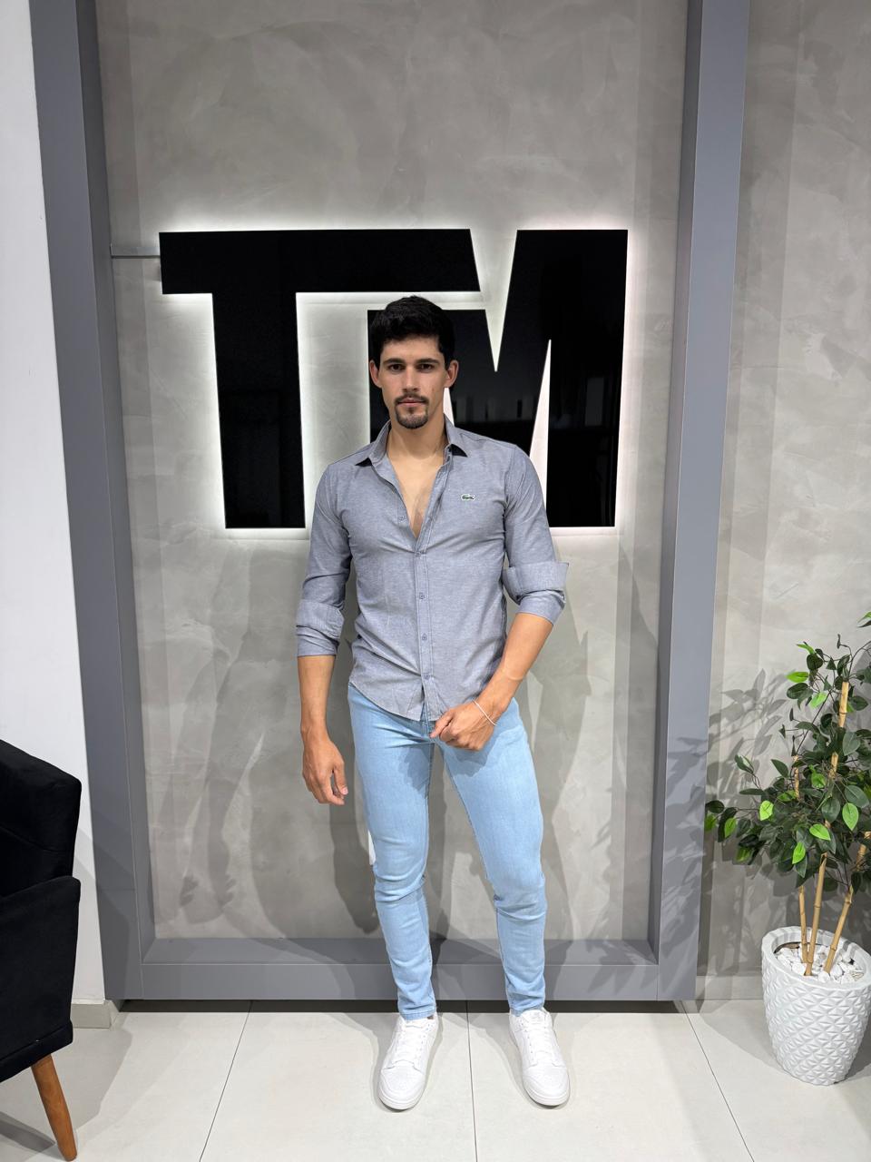 Camisa Social da Lacoste - cod 2309