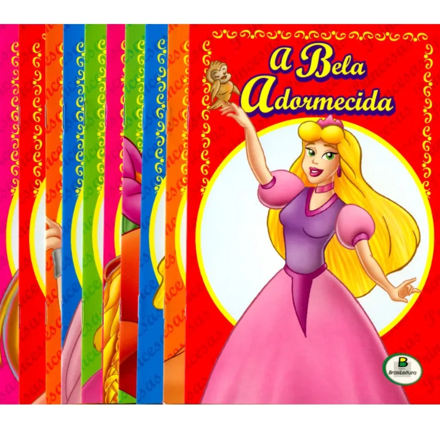 KIT C/ 10 UNIDADES DE LIVROS INFANTIS - BRASILEITURA