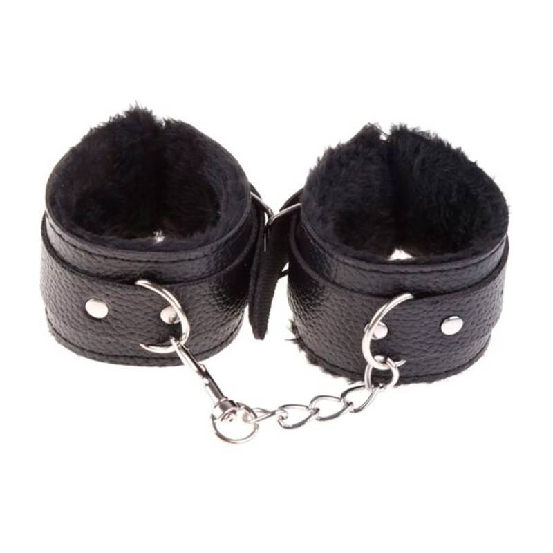 Algemas de couro sintético e Pelúcia