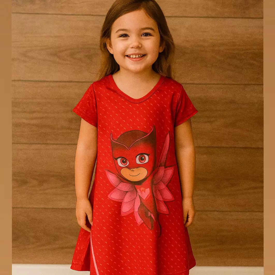 Vestido Temático Corujita