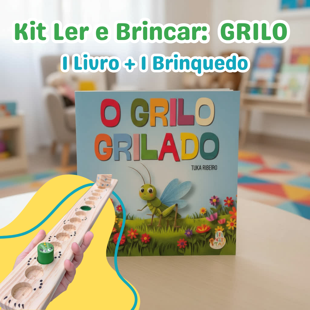 Kit Ler e Brincar: Grilo