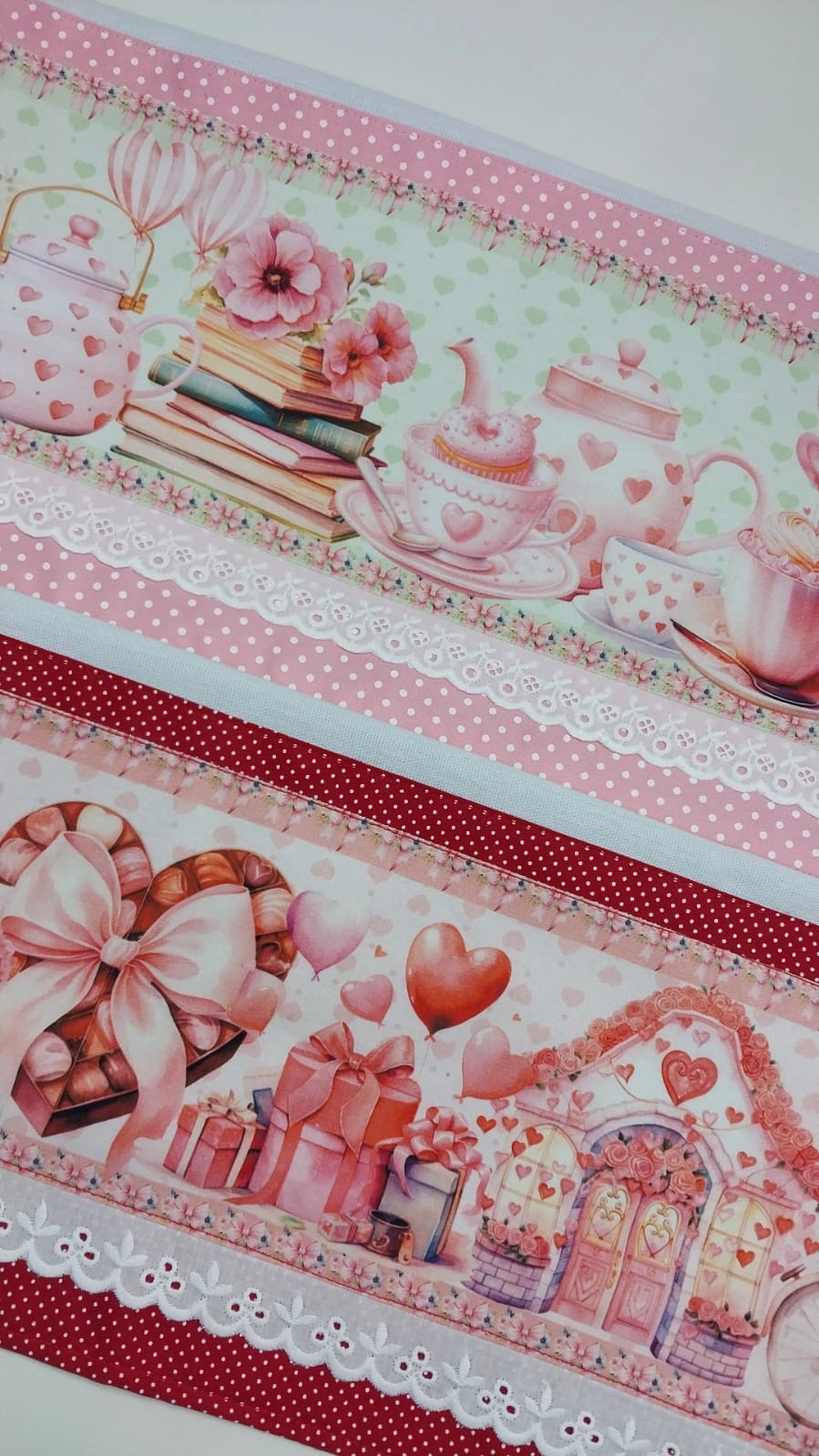 Kit de Pano de Prato dia a dia Doce Encanto Rosa