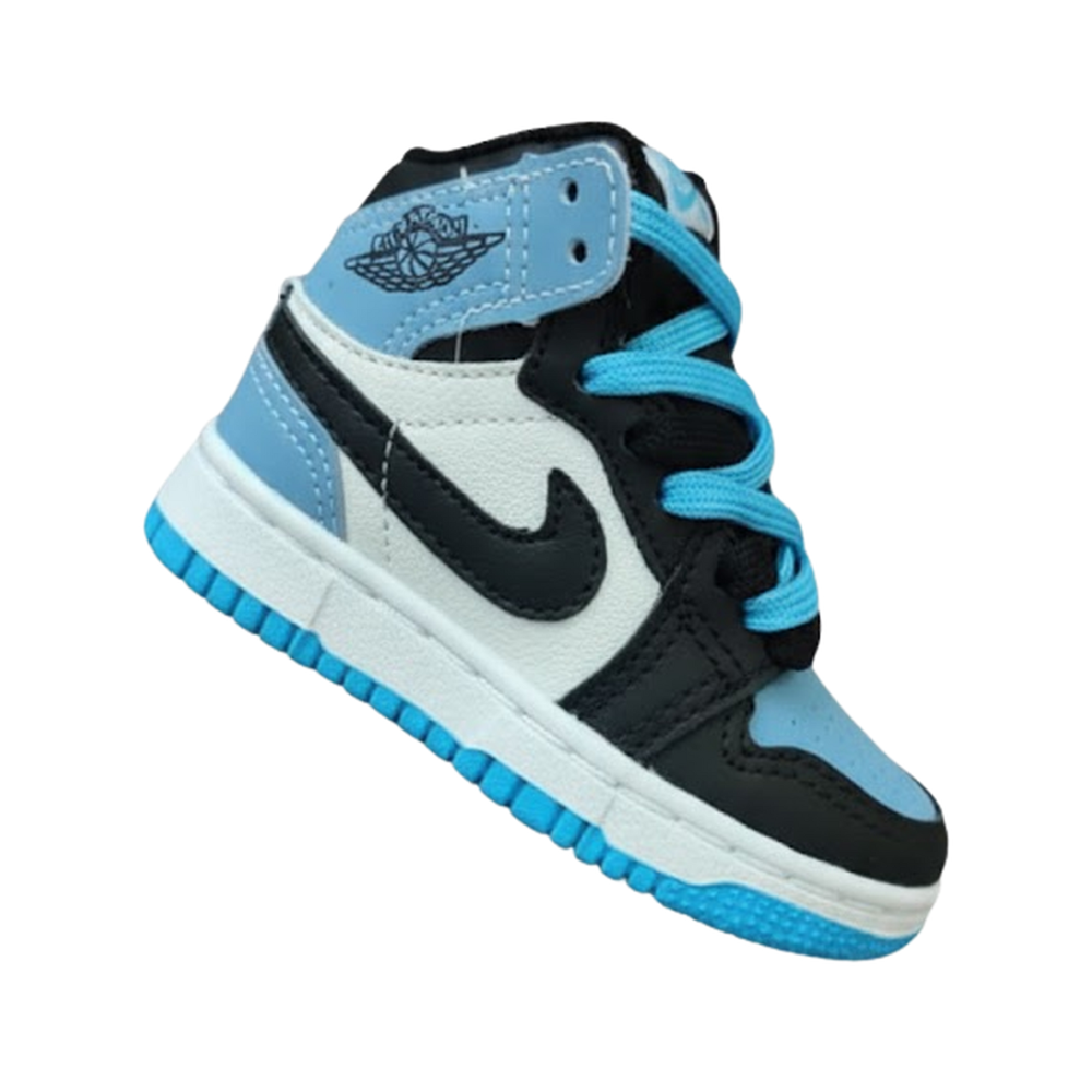 Tênis Jordan Linha Baby Azul/Preto