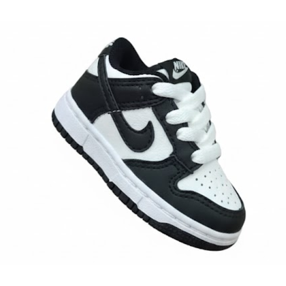 Tênis Nike Dunk Linha Baby - Preto e Branco (Panda)