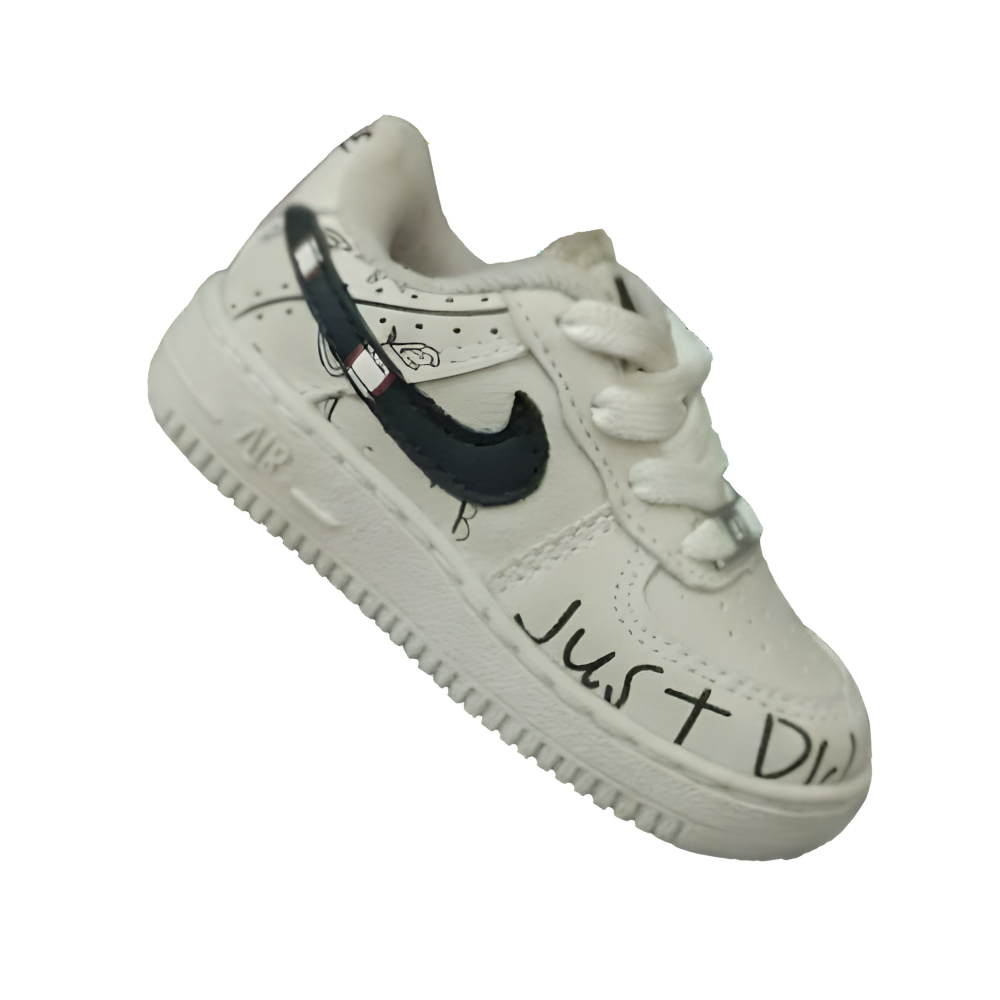 Tênis Nike Linha Baby Creme/Preto