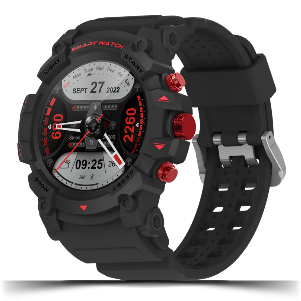 Smartwatch Thunder NEX | A Prova D'água 1ATM | Conexão c/ Strava | GPS Tracking Integrado | Esportivo