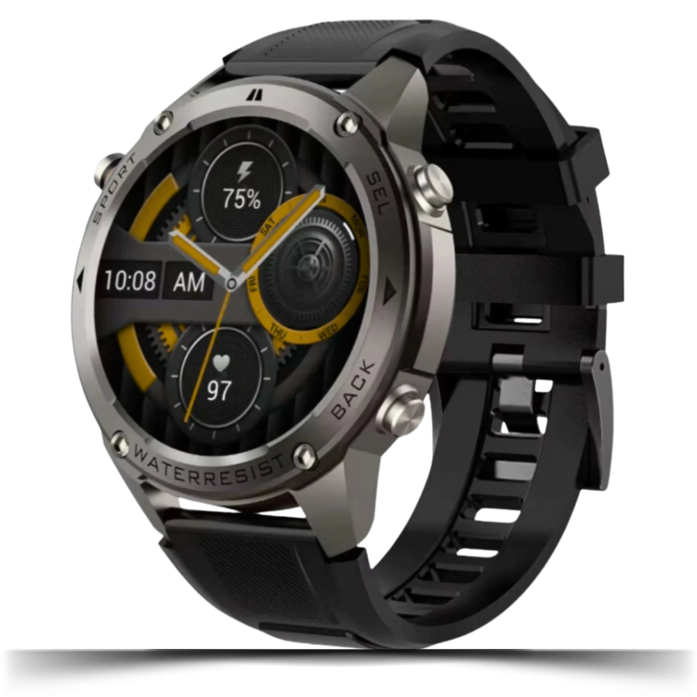 Smartwatch Brave NEX | GPS de Dupla Frequência | Conexão com Strava | À Prova D'água 5ATM do Mar | Resistência IP69K