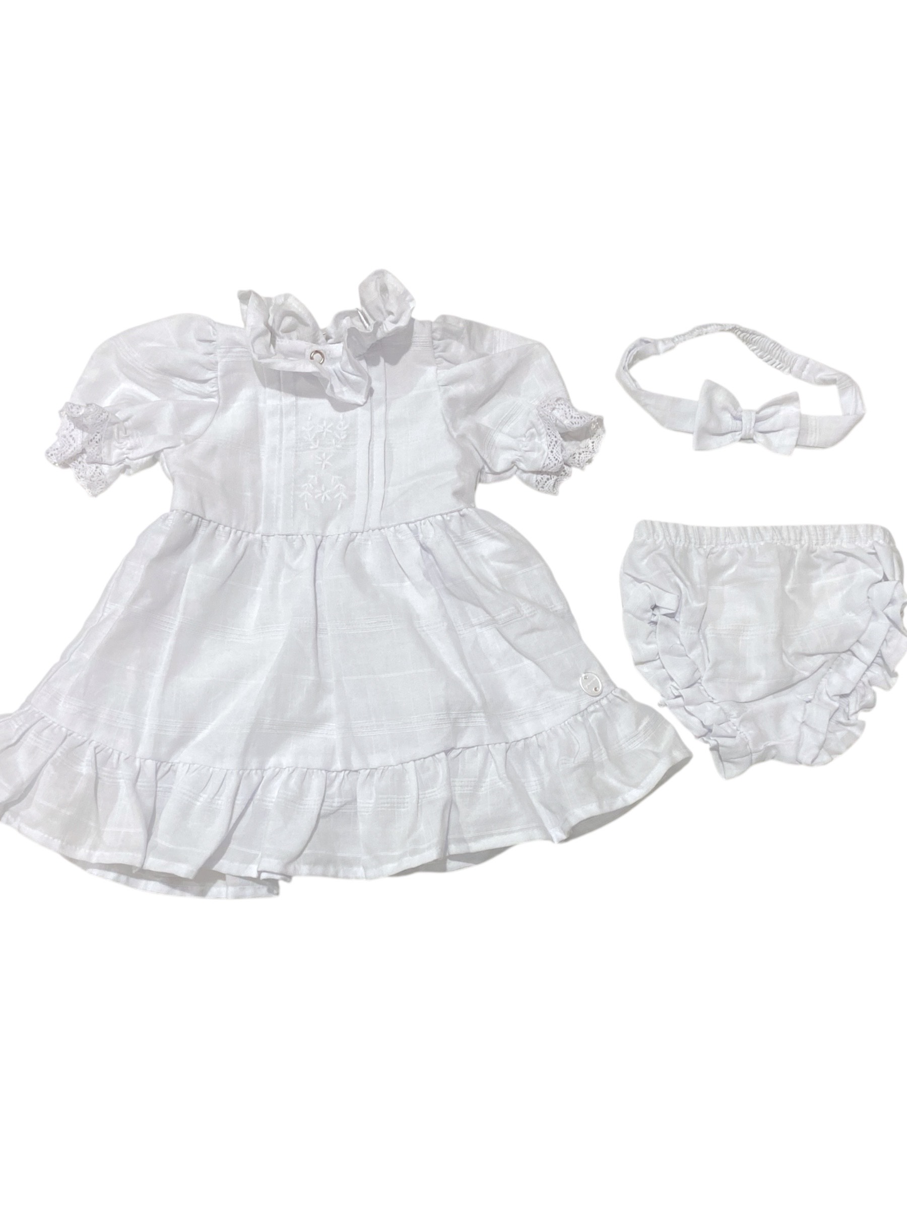VESTIDO WHITE PEARL GROW UP